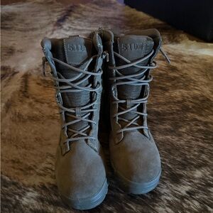 5.11 Tactical Brown Lace-Up Men's Tactical Boots